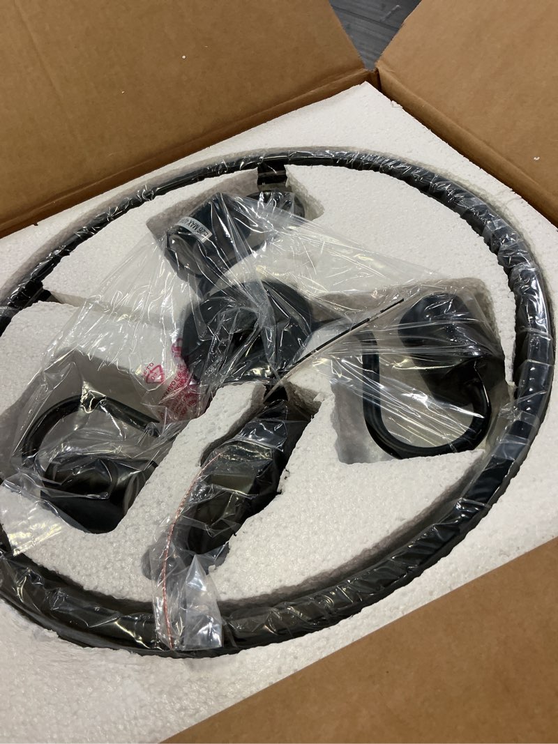 Condition photo showing New/Like New for black flush mount ceiling light, caged crystal chandelier, drum hallway light fixtures ceiling mount (14 inch black) 14 inch black(3 light)