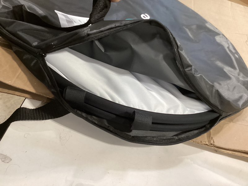 Condition photo showing Good Condition for kate 5x6.5ft(1.5x2m) collapsible backdrop white black twist flex folding pop up backgrounds for phot