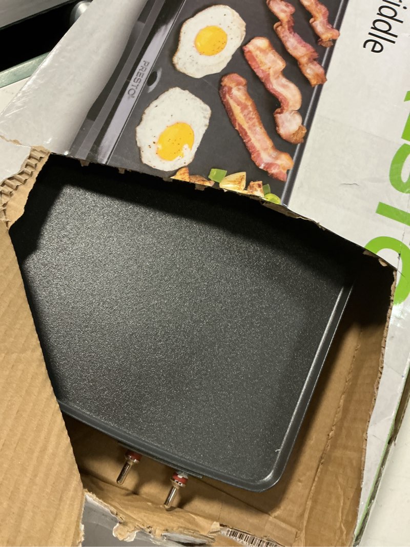 Condition photo showing As Is for Presto 07030 Cool Touch Electric Griddle Nonstick,Electric