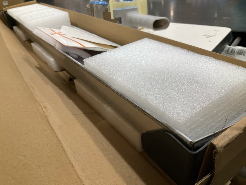 Condition photo showing As Is for Metal shelf