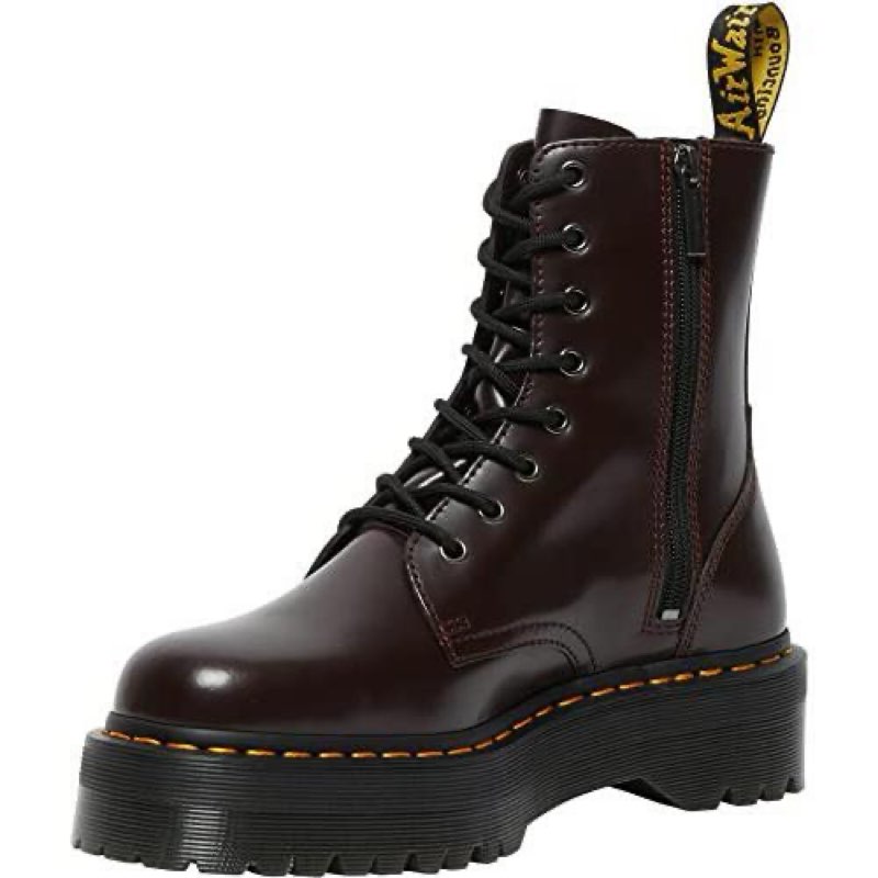 Dr. Martens unisex bovver Boots, Burgundy, US 10 men*US 11 women