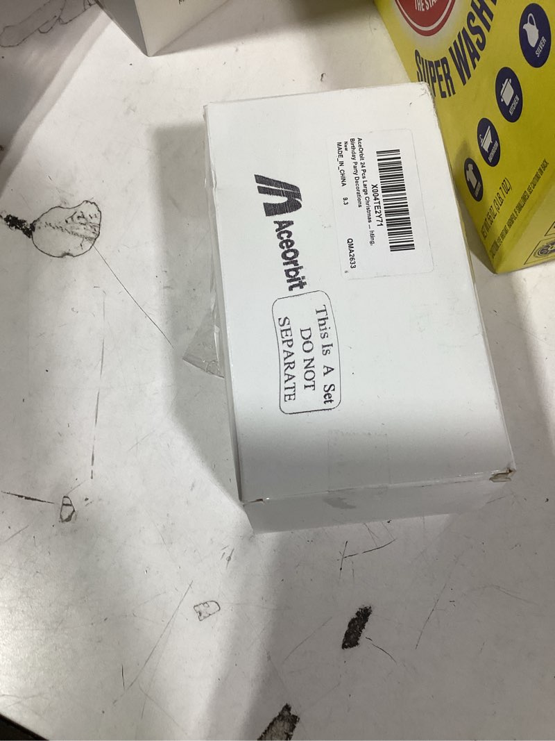 Condition photo showing Good Condition for 24 Pcs Large Christmas Bow Sticky Clip Christmas Self Adhesive Clips Bow Sticky Plastic Bag Clips for Hanging Xmas Decorations, Lighting, Birthday Party Decorations