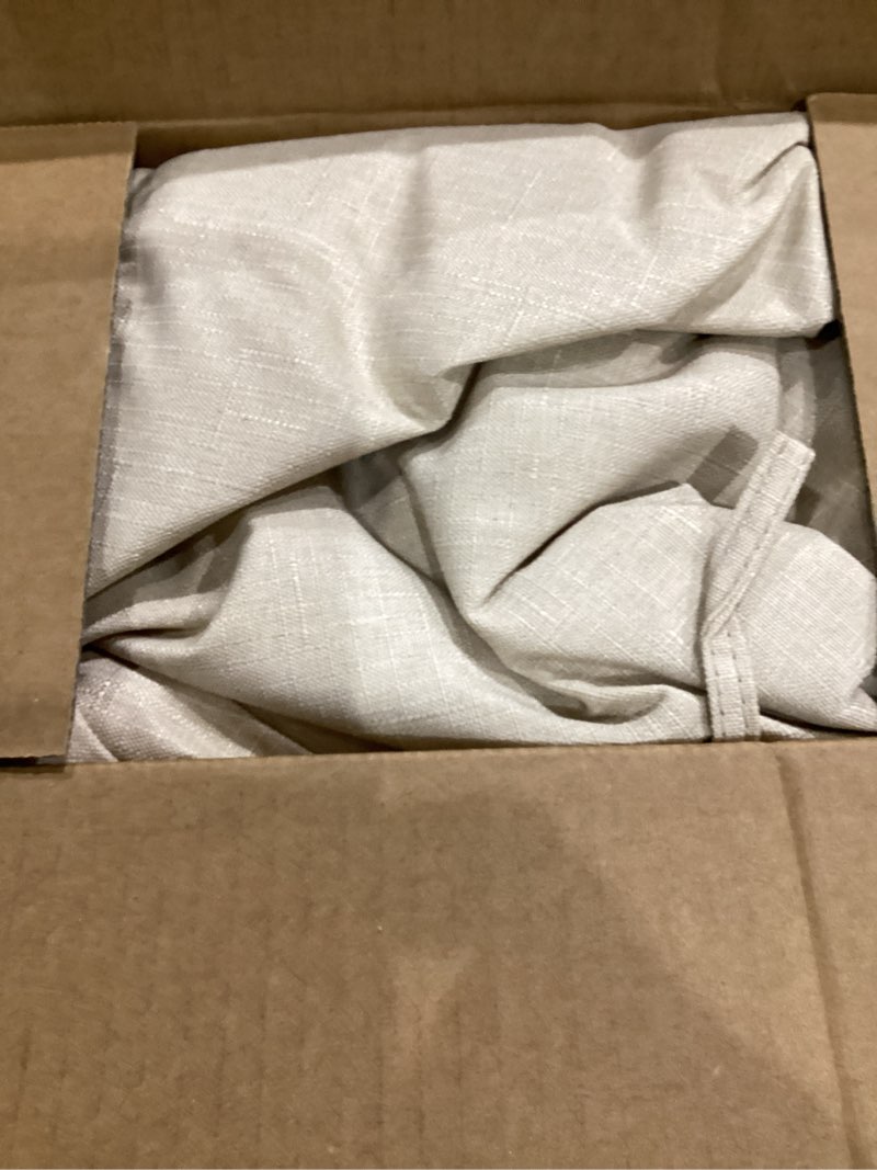 Condition photo showing Good Condition for outdoor chair cushions, fade-resistant & water-resistant, d shaped patio furniture seat chair pads replacement with ties, non-slip bottom, removable cover, set of 4, 18.5 x 16 inch, beige beige 18.5" x 16" 4 pack