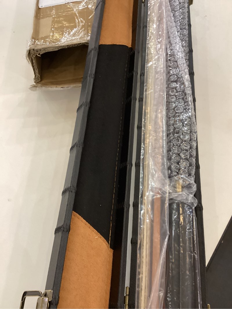 mark richard 3/4 piece 57 inches 60 inches handmade snooker cue kit - aluminium - leather case - ash shaft (t2sc31)