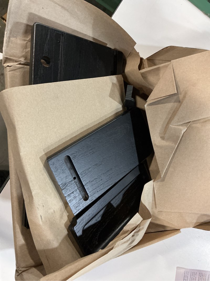 Condition photo showing Good Condition for TESLYAR Wood Phone Docking Station for Men - Desk or Nightstand Organizer - Birthday Gifts for Husband, Dad - Anniversary Idea from Wife - Key Holder, Stand Wallet, Watch & Essentials (Granite Black)