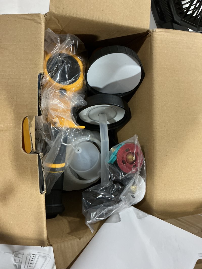 Condition photo showing Good Condition for vonforn paint sprayer, 700w hvlp spray gun with cleaning & blowing joints, 4 nozzles and 3 patterns, easy to clean, for furniture, cabinets, fence, walls, door, garden chairs etc. vf803 yellow