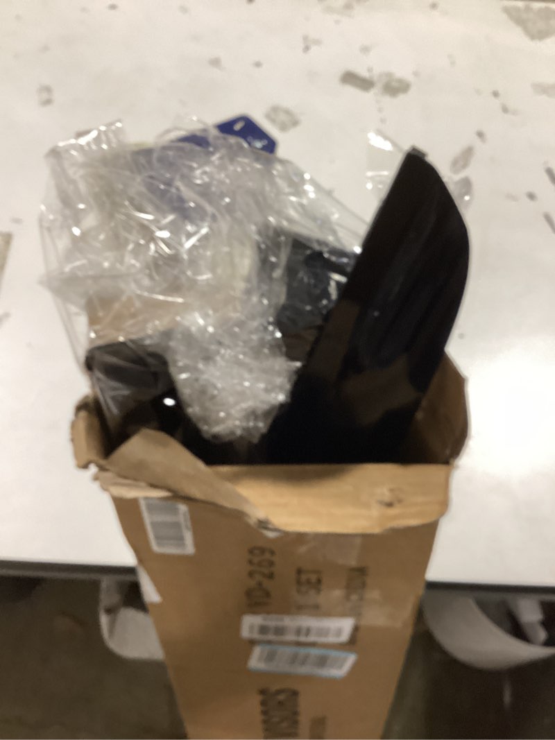Condition photo showing As Is for window visors rain guards for 2019-2026 chevy silverado/gmc sierra 1500 crew cab, out-channel window vent wind deflectors visors shades for 20-26 silverado/sierra 2500hd 3500hd crew cab