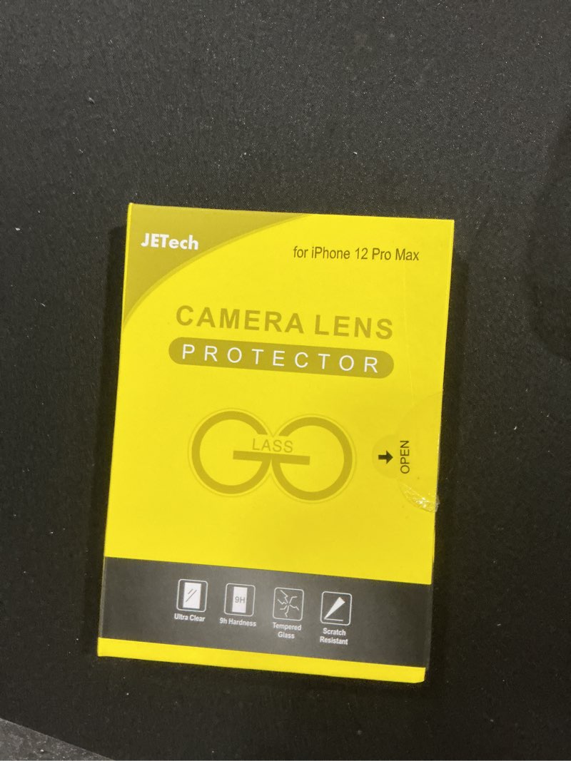 Condition photo showing Good Condition for JETech Camera Lens Protector for iPhone 12 Pro Max 6.7-Inch, 9H Tempered Glass, HD Clear, Anti-Scratch, Case Friendly, Does Not Affect Night Shots, 3-Pack