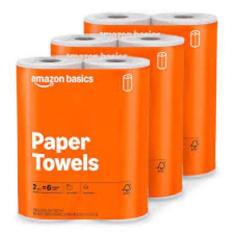 2-Ply Paper Towel, Flex Sheets, 150 Sheet per Roll, 6 Rolls, White