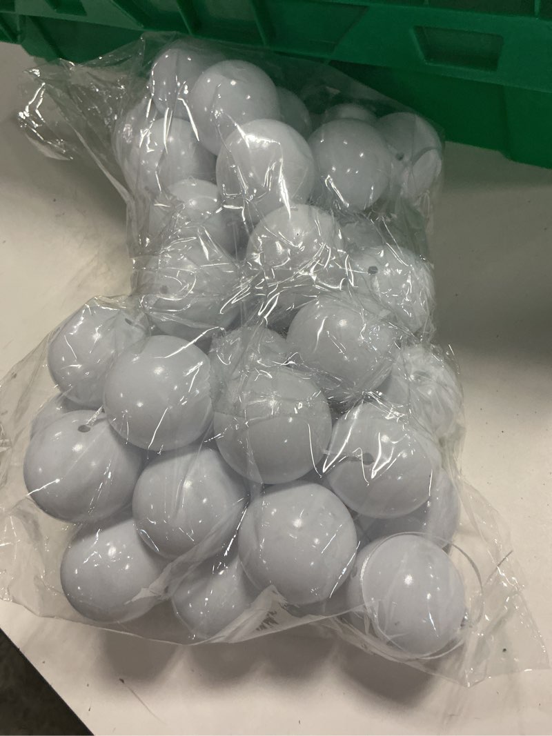 Condition photo showing Good Condition for 3 pcs giant wedding pearl bead garland 9.84 ft 13.12 ft white jumbo ball bead hanging banner faux pearl strand chain for wedding engagement bridal shower photo background decoration