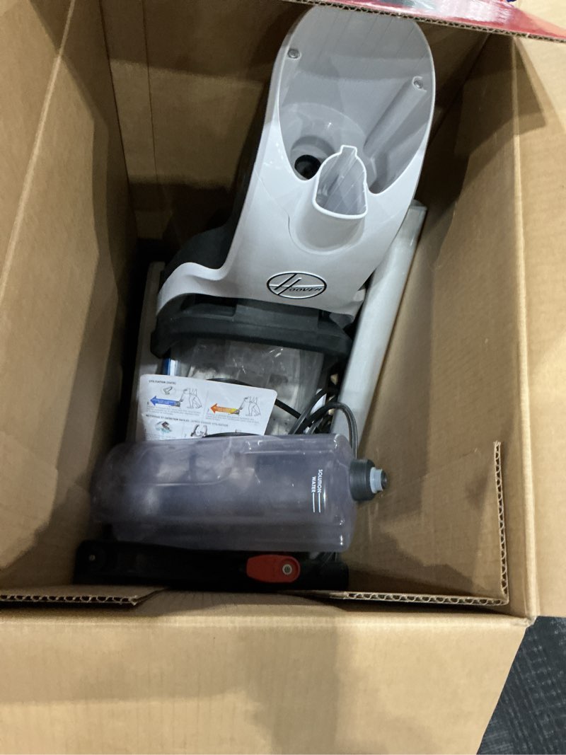 Condition photo showing As Is for Hoover PowerDash Pet Compact Carpet Cleaner Machine, Lightweight Carpet Shampooer Machine, Pair with a Hoover Carpet Cleaner Solution for a Bright, Refreshed Home