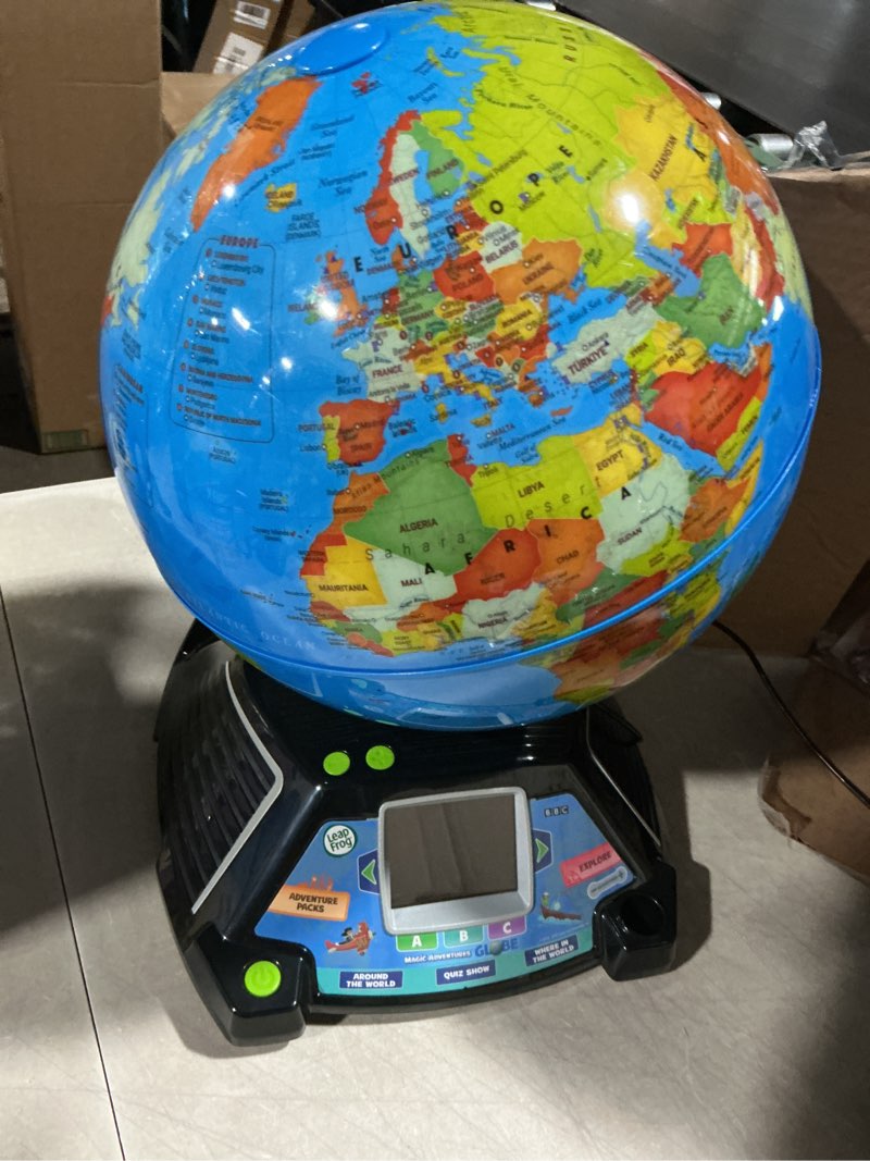 Condition photo showing As Is for leapfrog magic adventures globe (frustration free packaging), multicolor 11.06 x 10.24 x 14.09 inches