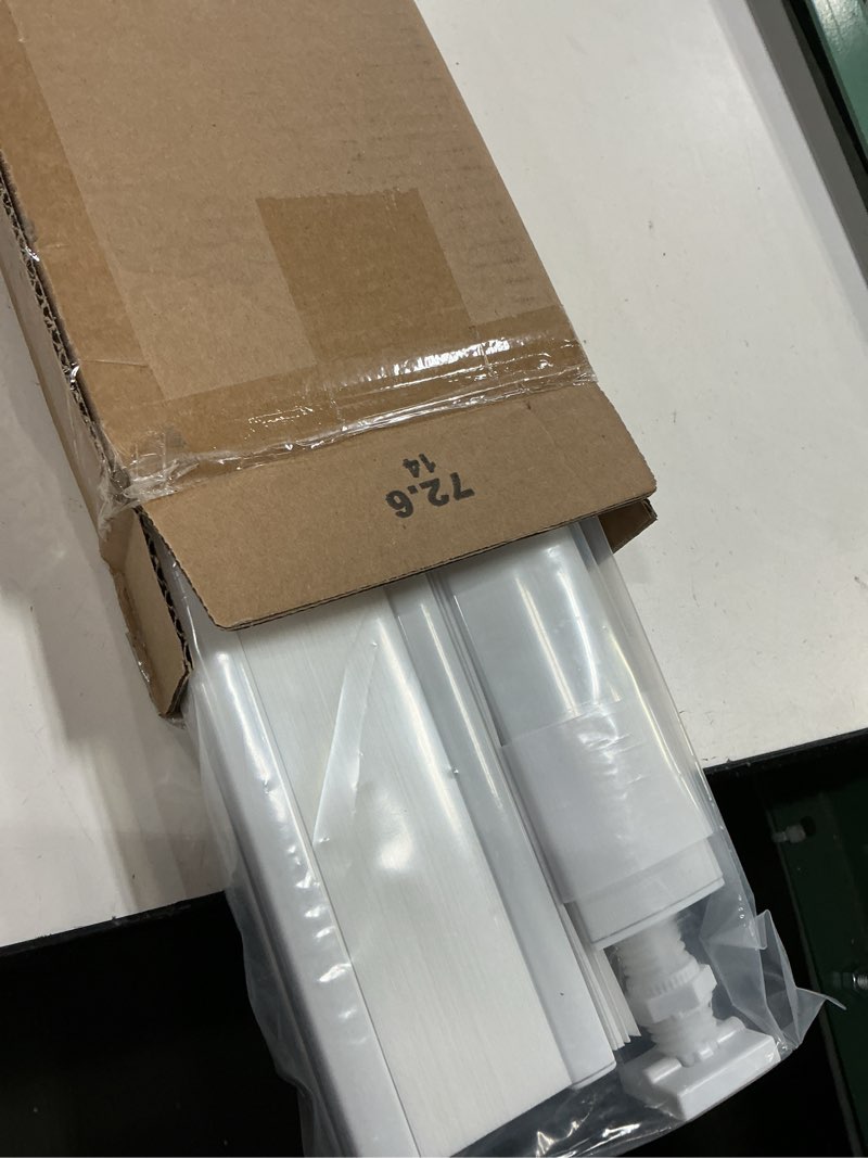 Condition photo showing New/Like New for lazblinds no tools no drill cordless cellular shades, top down bottom up (tdbu) honeycomb shades for home, light filtering thermal insulation blinds for windows, 29" w x 64" h, white light filtering - white 29" w x 64" h