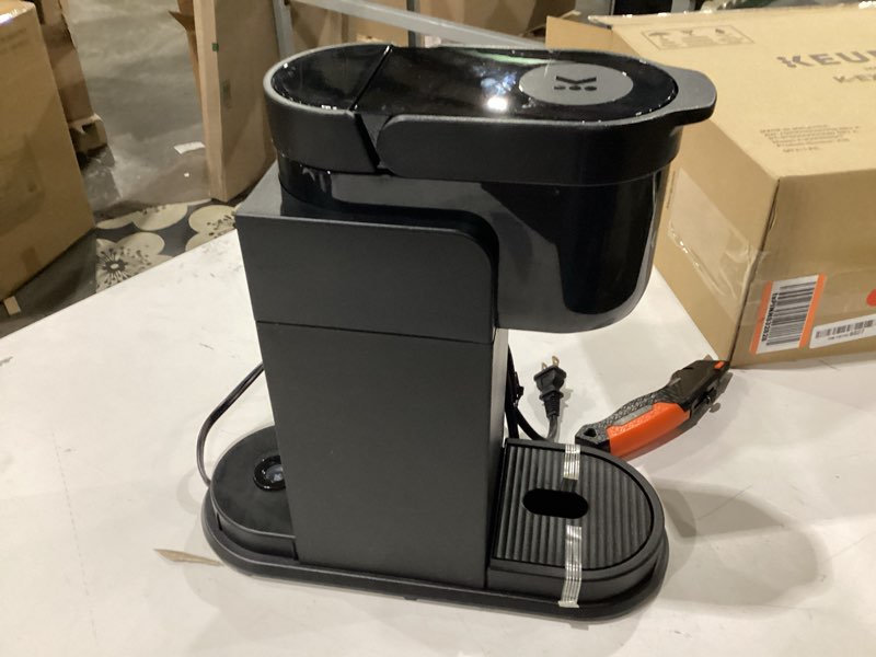 Condition photo showing As Is for Not tested ***missing water tank***Keurig K-Express Single Serve K-Cup Pod Coffee Maker, 3 Brew Sizes, Strong Button Feature, 42oz Removable Reservoir, Black