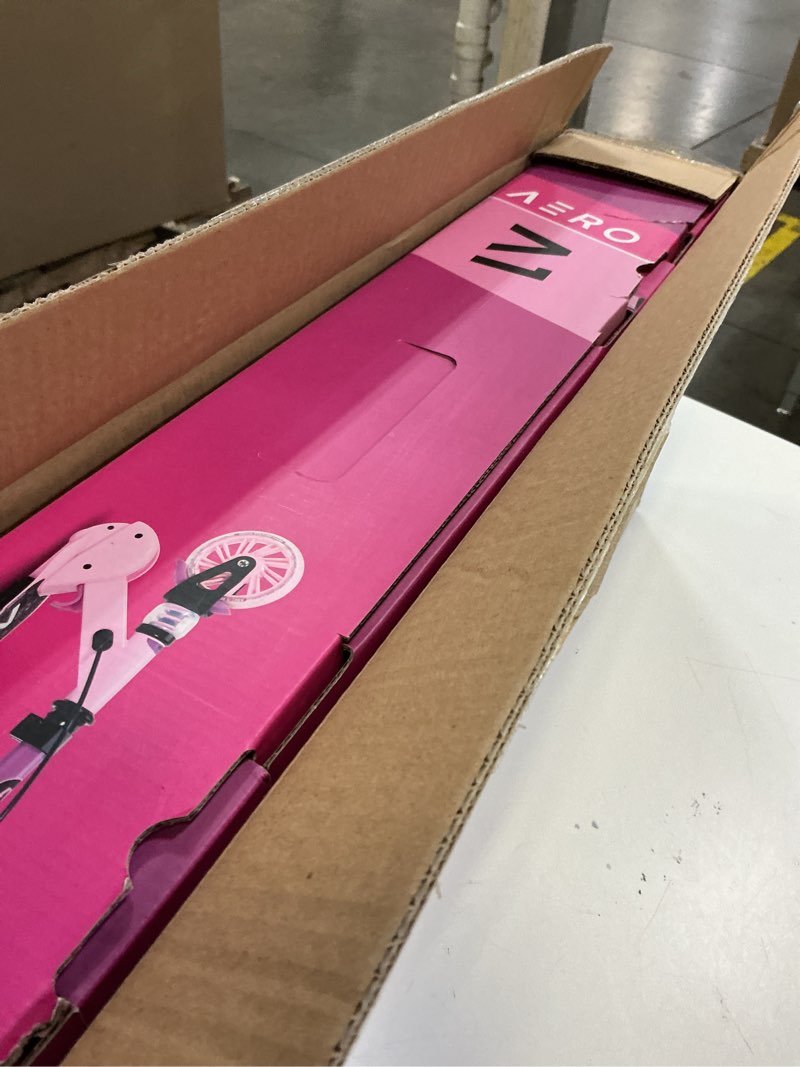 Condition photo showing New/Like New for aero scooter for kids 5-12 | dynamic lights, hand brake & shock absorption | boys girls 2 wheels kick scooter | foldable & height adjustable a1-pink (hand brake)