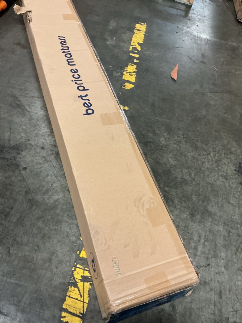 Condition photo showing New/Like New for Mellow Naturalista Classic - 12 Inch Solid Wood Platform Bed with Wooden Slats, No Box Spring Needed, Easy Assembly, Queen, Pine