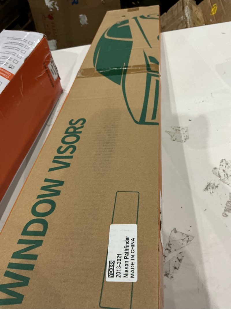 Condition photo showing New/Like New for zzdsnj tape-on windows visor 4-piece for 2013-2021 pathfinder rain guards shield shade smoke