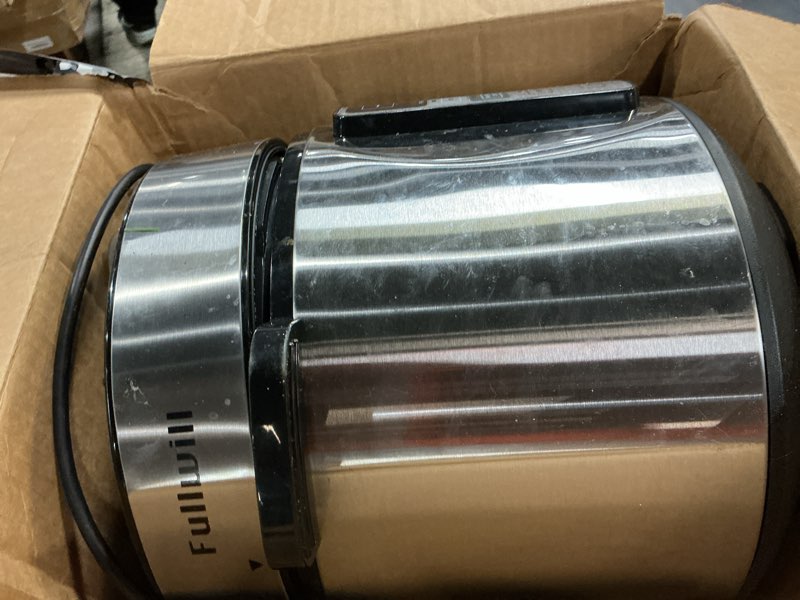 Condition photo showing As Is for Fullwill Dual-Pot Electric Pressure Cooker 6+5QT(2025 Upgraded), 12-in-1 Multi-Cooker for Pressure Cooking, Soup, Yogurt, Stew, Rice dual Pro