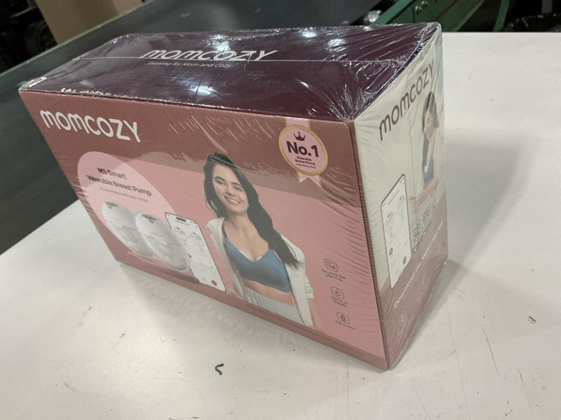 Condition photo showing New/Like New for Momcozy M5 Smart APP Controlled Wearable Breast Pump, Hands-Free Wireless Electric Pump, 3 Modes 9 Suction Levels, BPA-Free, Portable Lightweight, 24mm Flange, 2-Pack Cozy Red