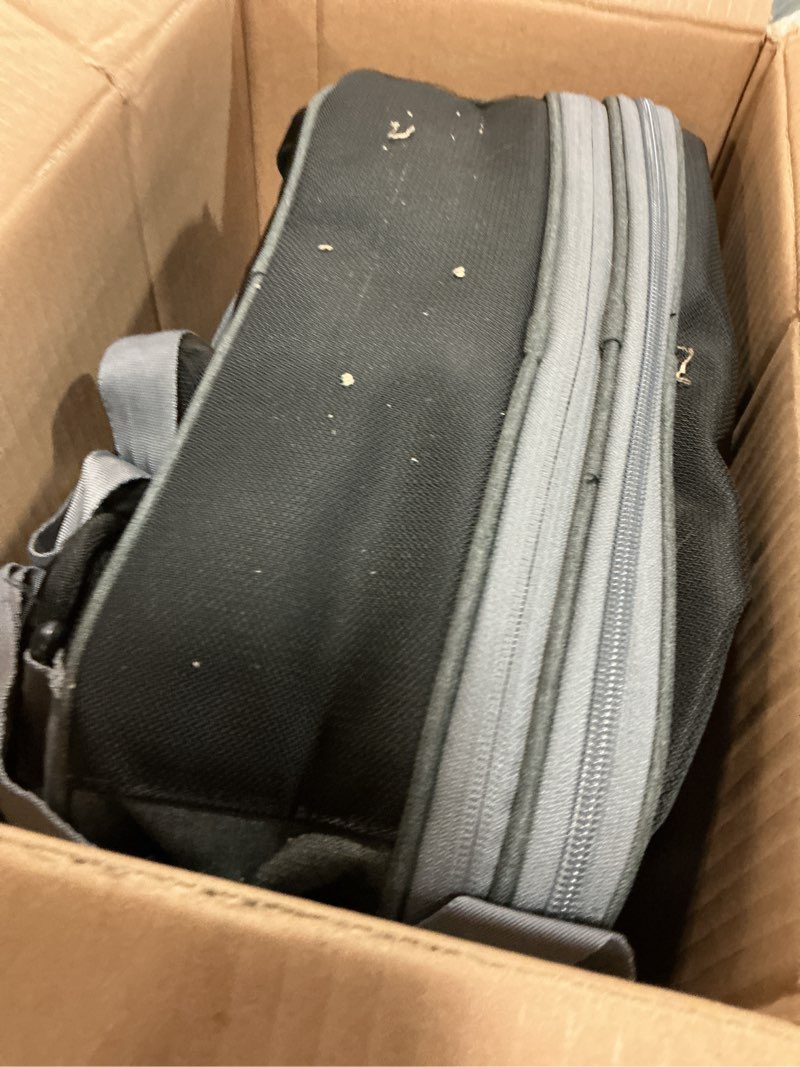 Condition photo showing As Is for samsonite mother lode jr backpack - heather graphite jr. backpack heather graphite