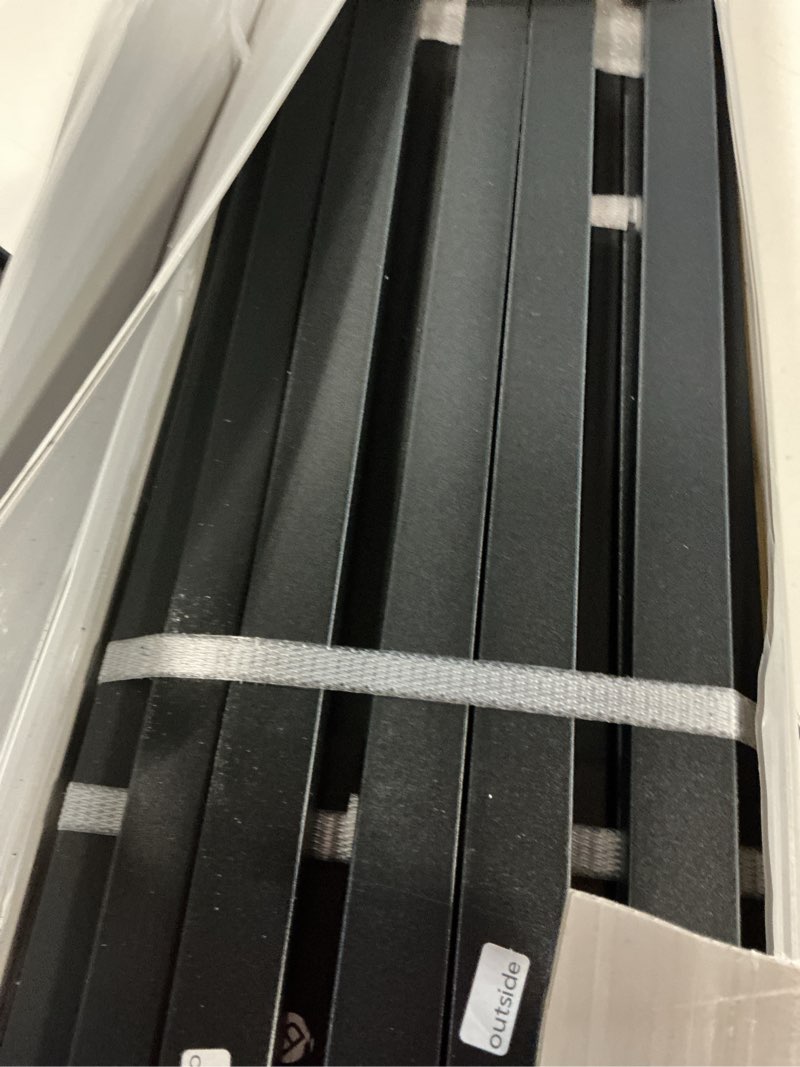 Condition photo showing Good Condition for 7 inch box spring king,black heavy duty metal mattress foundation/easy assembly/non-slip/no noise/easy clean fabric cover 7 inch king