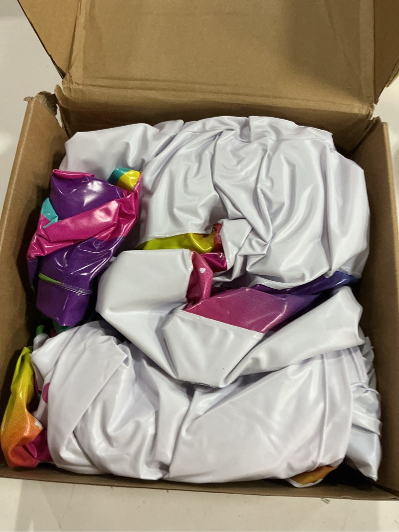 Condition photo showing Good Condition for poen inflatable dinosaur limbo inflatable dinosaur toy limbo game for kids adults summer indoor outdoor blow up dino theme christmas party games favors party supplies, pump not included