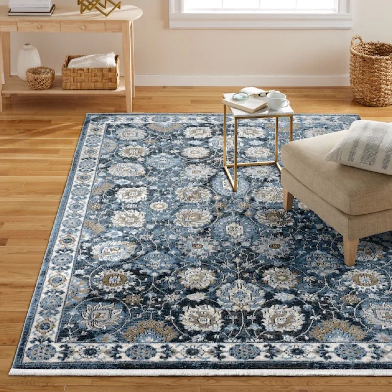 Allen + Roth Garden Indoor Floral/Botanical Area Rug 7’10X10’2