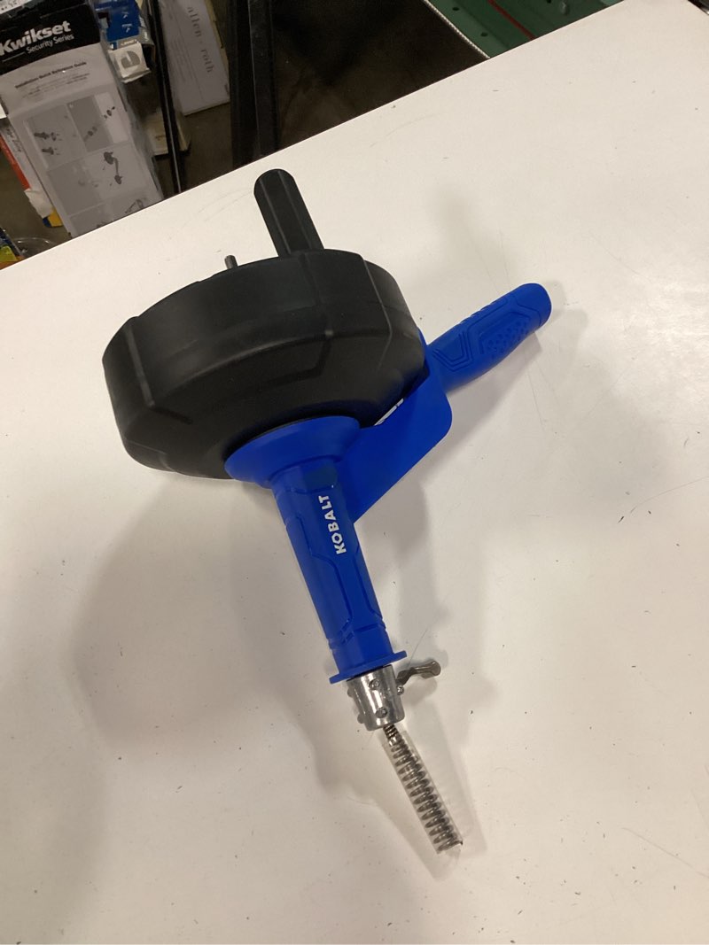 Condition photo showing Good Condition for kobalt 1/4-in x 25-ft high carbon wire hand auger for sink