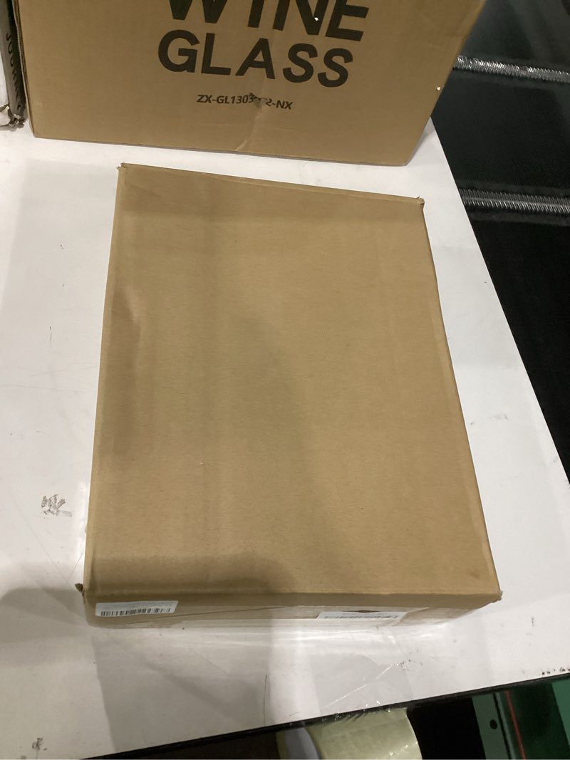 Condition photo showing As Is for Acrylic Sign Holder 8.5 X 11 Paper Stand Stand Rechargeable LED Light Glass Clear Flyer Display Holder Business & Store Sign Holders