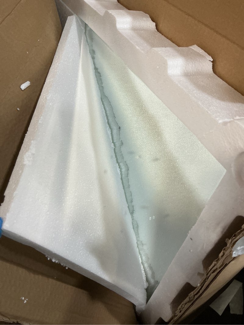 Condition photo showing Good Condition for Gatco 4149S Jewel Frameless Rectangle Mirror, Chrome, 31.5"H Chrome 31.5"L x 28"W Frameless Rectangle