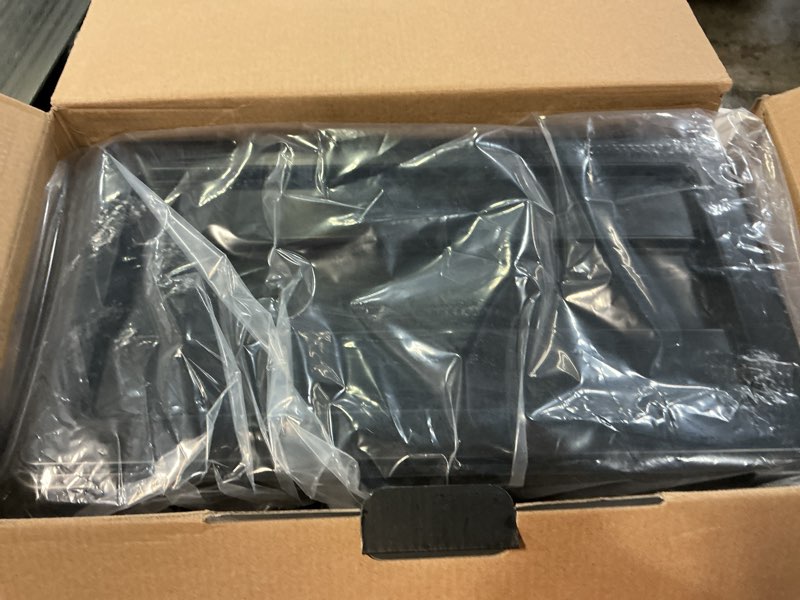 Condition photo showing Good Condition for 2 pack e-track basket storage bin for e track accessories for enclosed trailer- system to tool organizer workshop, garage