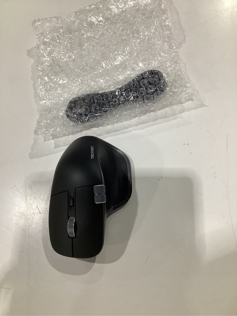 Condition photo showing Good Condition for TECKNET Wireless Mouse, Bluetooth Mouse (BT5.0/5.0 & 2.4G) Rechargeable 4800 DPI Ergonomic Optical Mouse with 6 Adjustable, Quiet Clicks, USB A Receiver, 7 Buttons, Wide Compatibility - Black