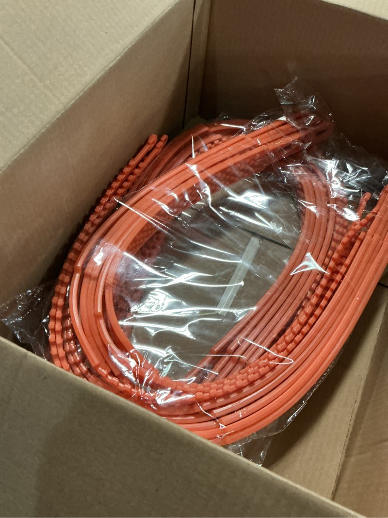 Condition photo showing New/Like New for 20 PCS Adjustable Anti-Slip Tire Zip Ties for Snow Chains | Universal Winter Car Truck SUV Traction Grips | Emergency Mud Survival Multi-Function Security Cable Belts – Orange