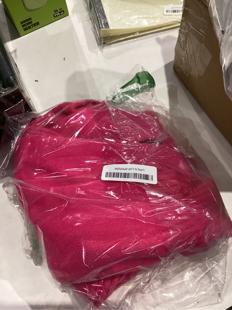 Condition photo showing New/Like New for IECOii Extra Large Dog Sweater 4XL,Thermal Warm Dog Sweaters for Giant Breed Dogs,Turtleneck Knitted Knitwear for Pet Winter,Stretchy&Easy On Doggy Sweatshirt for Doberman,Great Dane(Rose red,XXXXL) XXXX-Large Rosered
