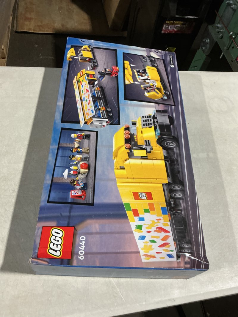 Condition photo showing Good Condition for LEGO City Yellow Delivery Truck Toy - Semi Truck Building Toy for Boys & Girls, Ages 8+ Years - Gift