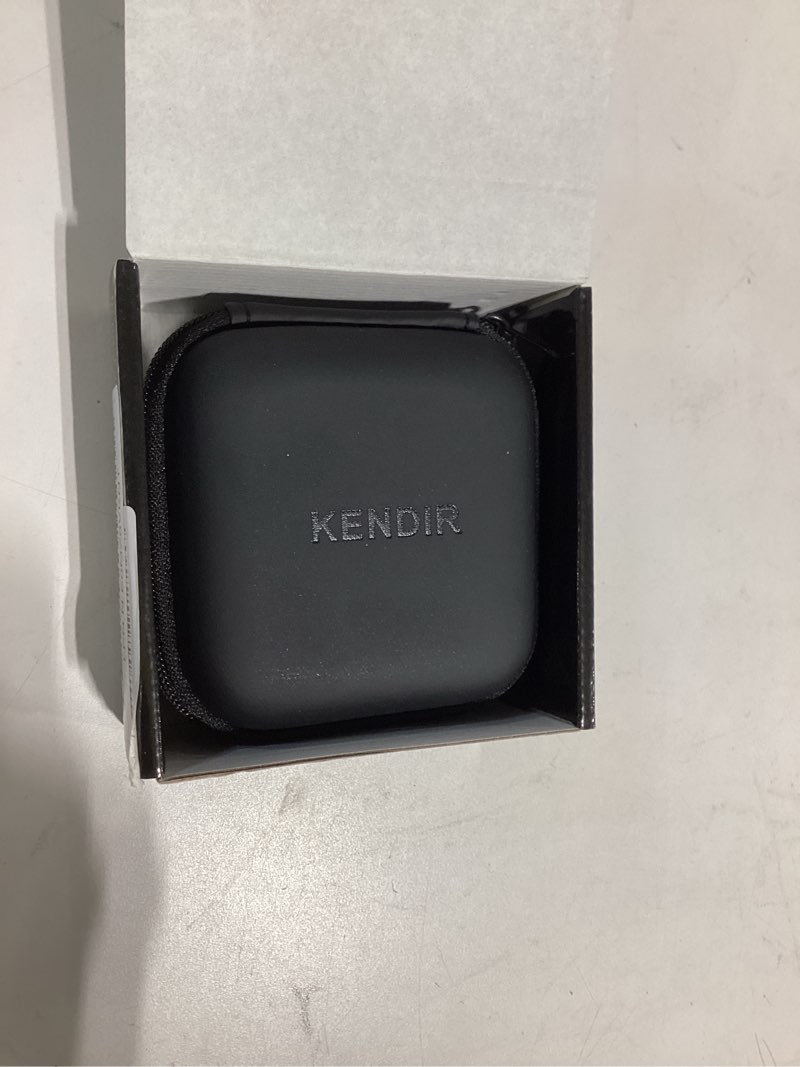 Condition photo showing Good Condition for kendir bluetooth headset, v5.0 ultralight wireless headphone cell phone earpiece with mic headsetcase, volume control, handsfree earbud for iphone, android,samsung smartphone silver