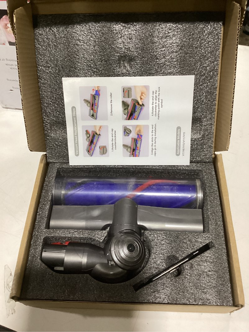 Condition photo showing Good Condition for Vacuum Replacement Head for Dy-Son V15/V7/V8/V10/V11 Direct Drive Motor-Head Brush Roller for Dyson Vacuum Attachments Parts, Upgrade Anti-Tangle Vacuum Part for Carpet Hardwood Floor