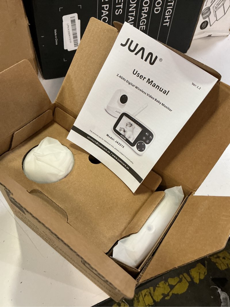 Condition photo showing Good Condition for juan baby monitor with camera and audio, no wifi 100% private, 1000ft range connection, remote pan-tilt-zoom, night vision, temperature sensor, 8 lullabies, 2-way talk for newborn infant 3.2 inch