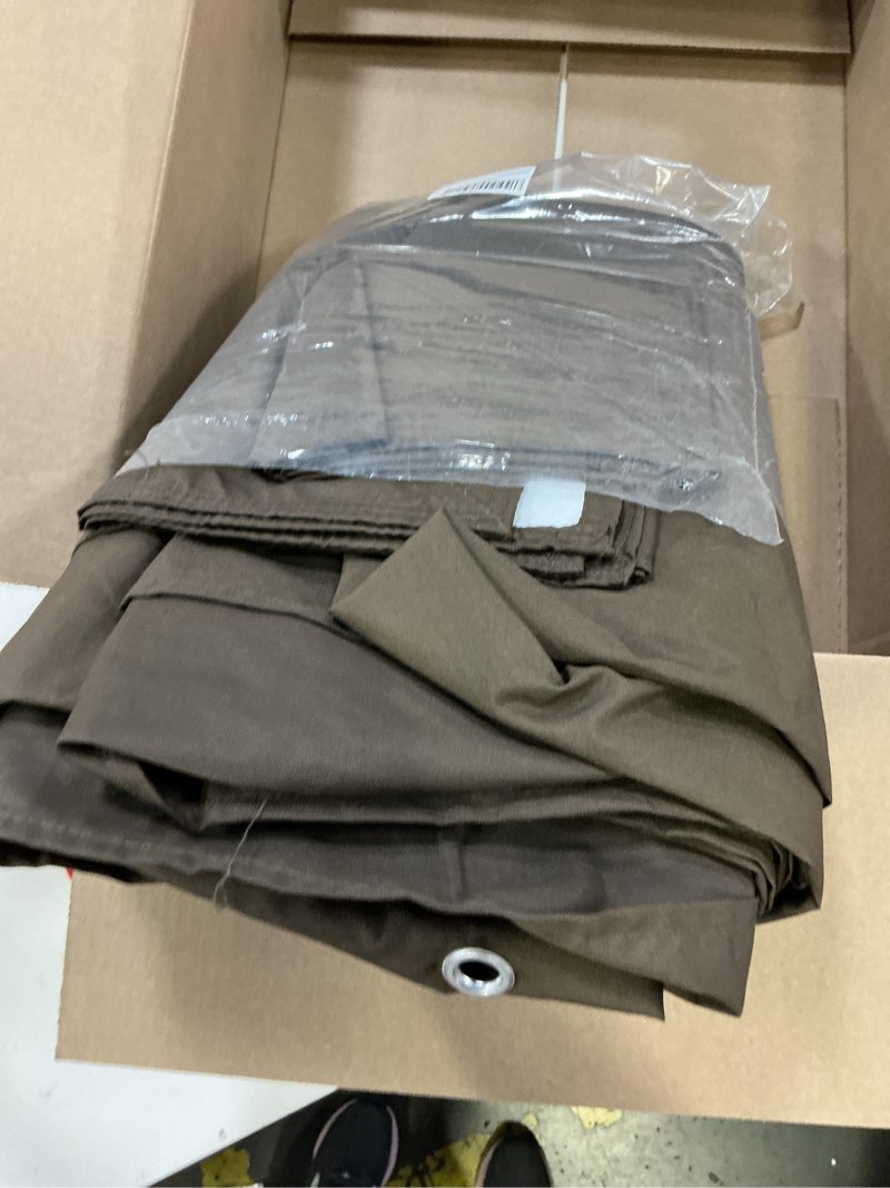Condition photo showing Good Condition for 10x10 canopy gazebo replacement top, 10x10 ft gazebo cover replacement double tiered with air vent roof for yard patio garden khaki