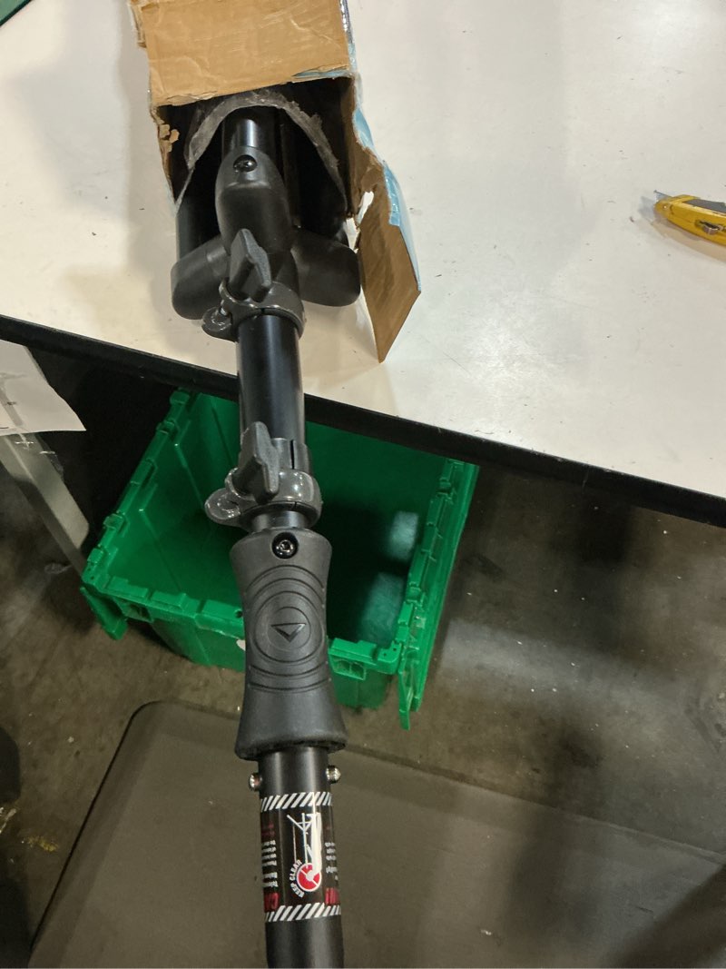Condition photo showing As Is for ultimate support ts-110b air-powered series lift-assist aluminum tripod extra tall speaker stand xtra tall w/o leveling leg