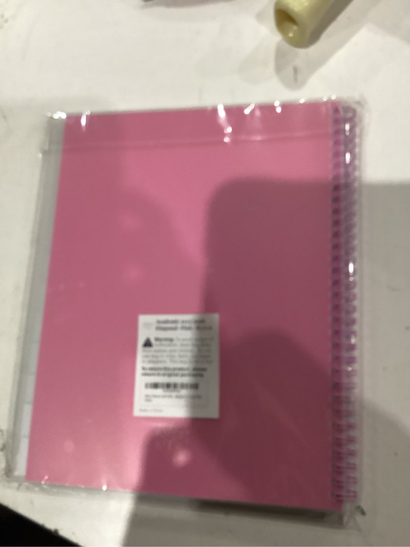 Condition photo showing item condition for Rileys Academic Planner 2025-2026, Daily, Weekly & Monthly Planner, July 2025 - June 2026, Student Notes Pages, Twin-Wire Binding, Weekly Agenda for School & Work (8.5 x 11-Inches, Pink, Diagonal) 8.5 x 11 Inch Pink - Diagonal