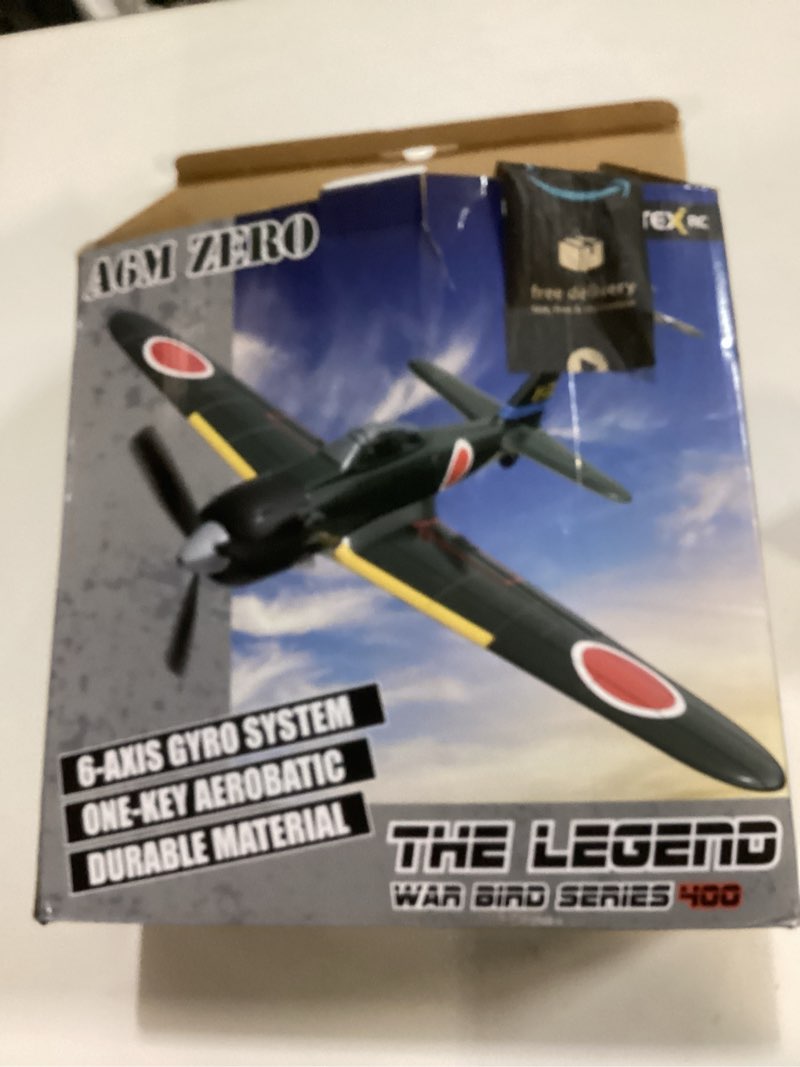 Condition photo showing As Is for RC Airplane 4 Channel Romote Control Airplane Ready to Fly Zero Fighter 2.4Ghz RC Plane for Beginners,Adults with 6-Axis Gyro Stabilizer& One Key Aerobatic