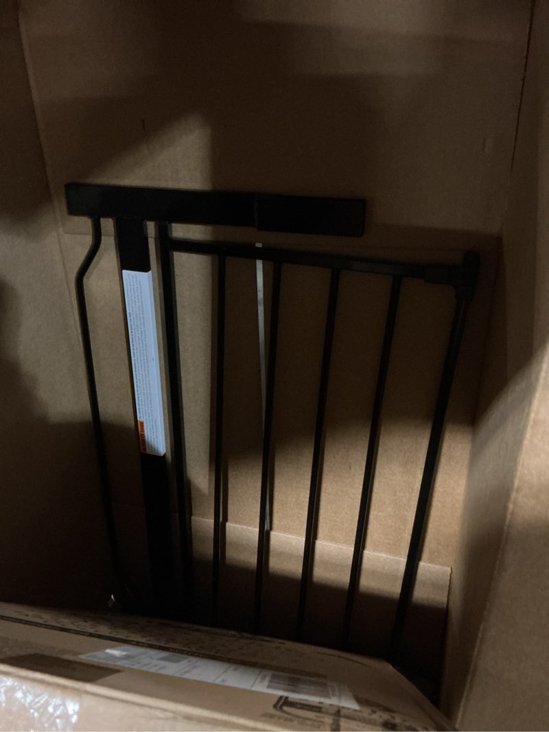 Condition photo showing As Is for regalo extra wide safety gate black 29-49"w x 30"h