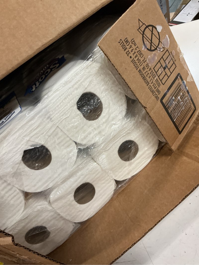 Condition photo showing Good Condition for scott 1000 trusted clean toilet paper, 32 rolls, septic-safe, 1-ply toilet tissue regular 1000 sheets (pack of 32)