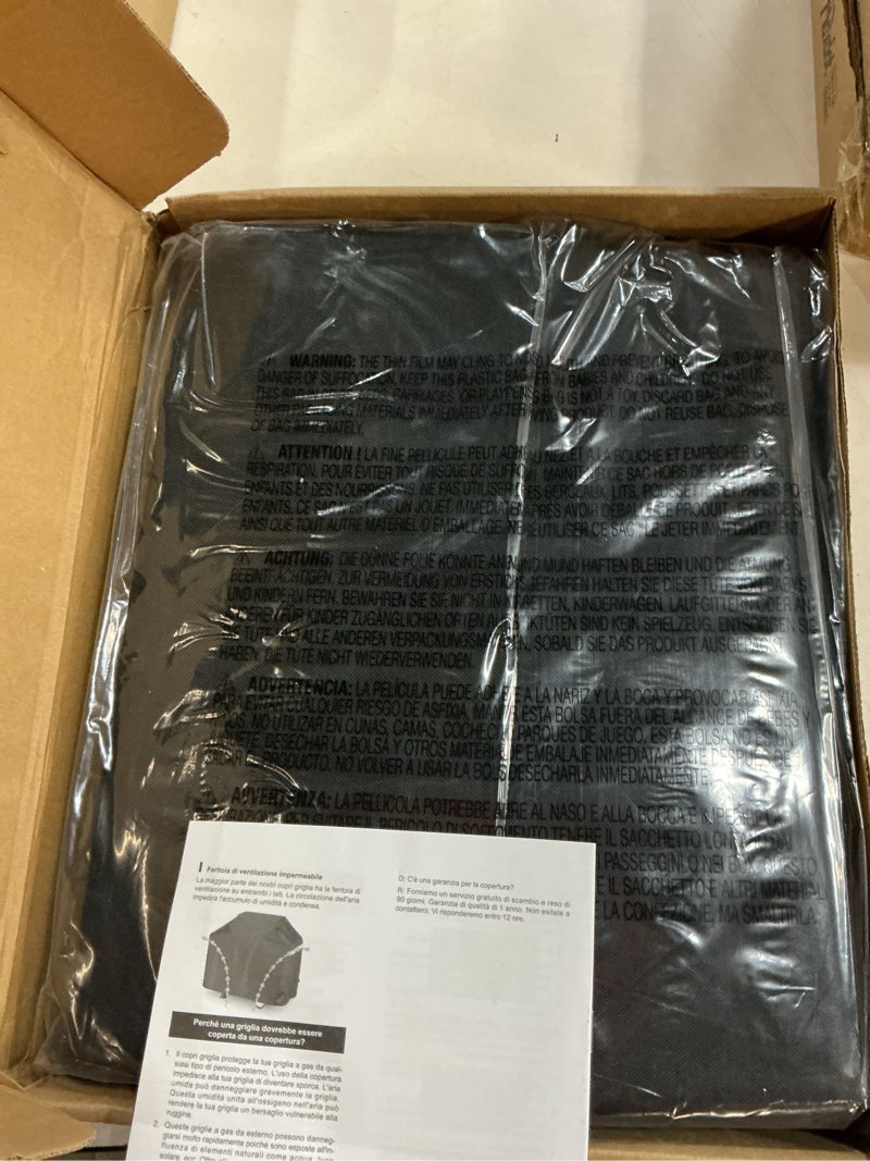 Condition photo showing New/Like New for utheer grill cover for weber searwood 600 pellet grill, heavy duty 600d waterproof fabric grill cover for weber 3400145, black