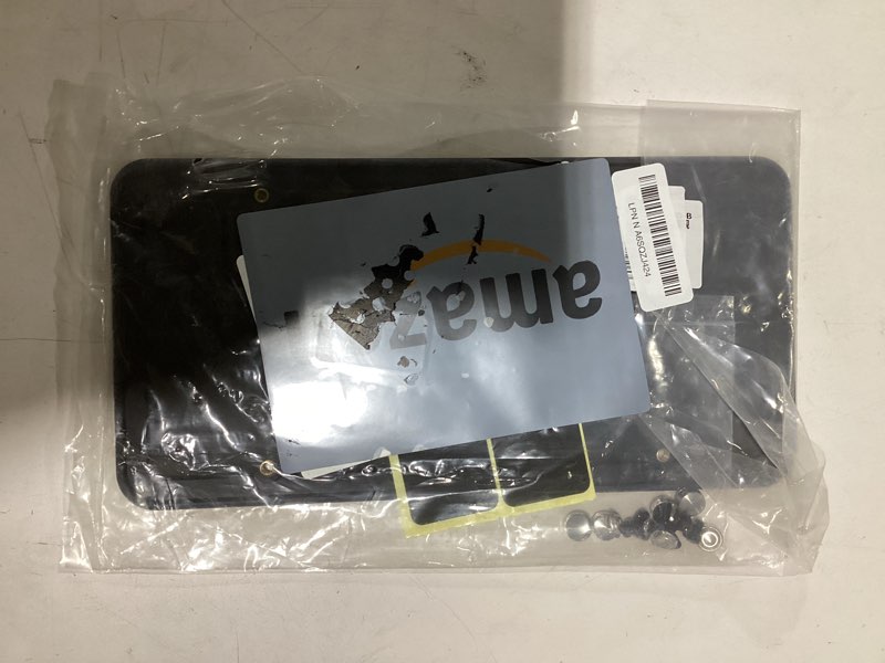 Condition photo showing New/Like New for 109684400B Rear License Plate Frame & Holder for Tesla Model Y & Model 3, Rear Plate Mounting Bracket kit with Stainless Steel Screws & Caps, Rust-Proof, Anti-Rattle Design Rear Plate Mounting Kit