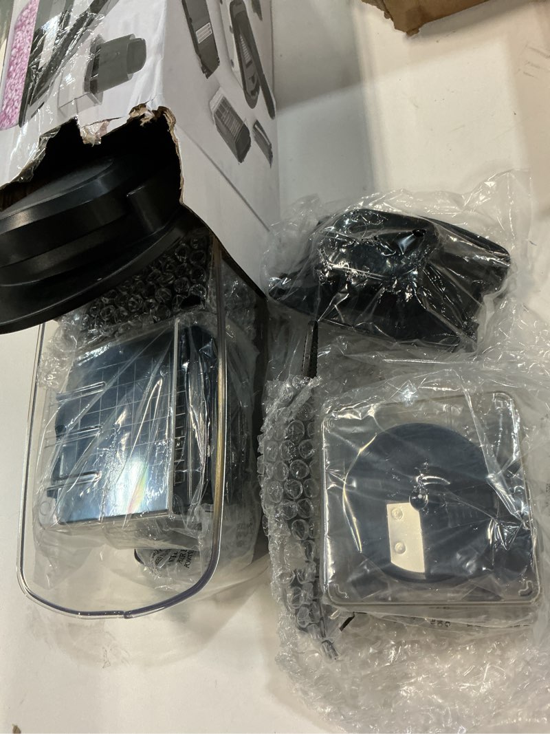 Condition photo showing Good Condition for 12 blade all-in-1 vegetable chopper mandoline slicer with container, spiralizer with containers, food chopper, onion chopper, veggie cutter for salad, kitchen gadgets accessories essentials, black black 12-blade