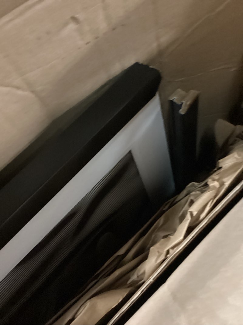 Condition photo showing As Is for MCS Double Matte Record Album Frame, 16.5x25 Record Frame, Black for LP Vinyl Record & Jacket Display (1-Pack) Black 16.5x25 1-Pack