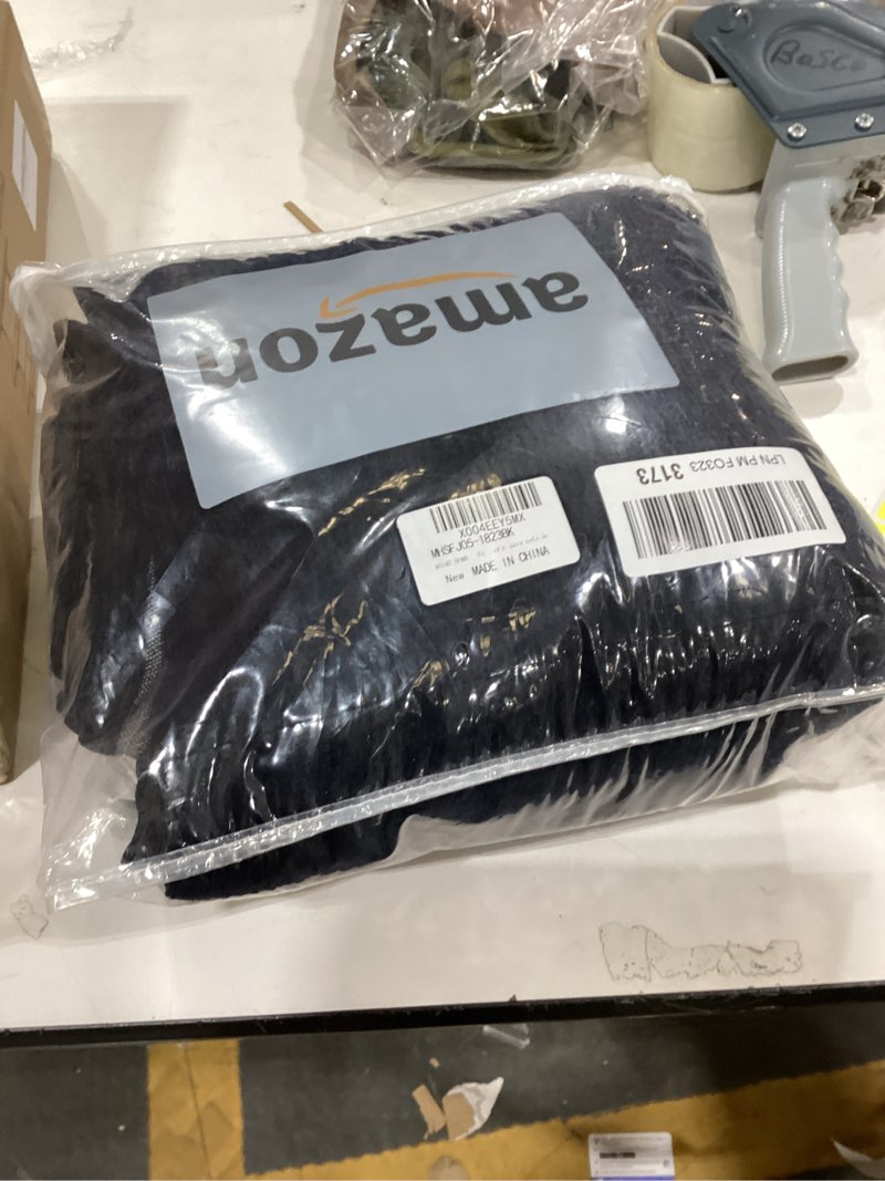 Condition photo showing New/Like New for MYSKY HOME Chair Couch Covers Sectional Couch Covers for Pet Sofa Covers Non Slip Soft Couch Sofa Cover, Washable Furniture Protector Sofa Slipcover with Tassel Sofa Throws Living Room, 71"x91", Black 71" x 91" Black