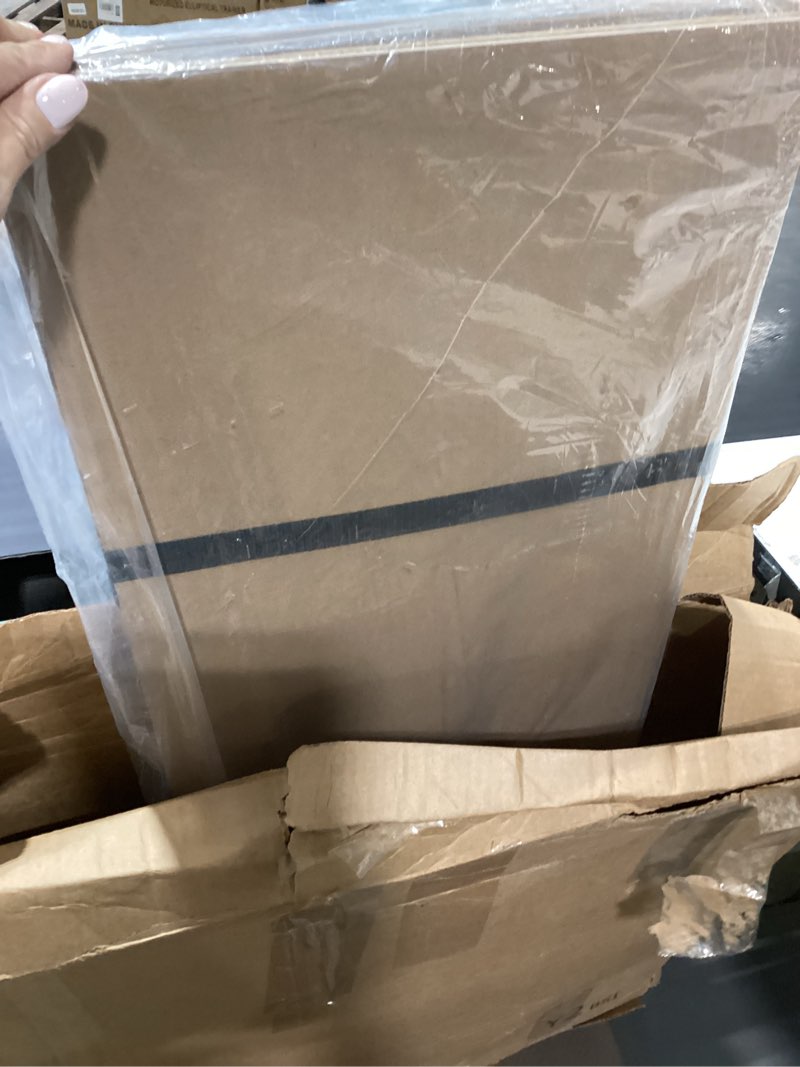 Condition photo showing Good Condition for imperius foldable box spring, bunkie board, bed support slats, bed boards for under, full 60 x 48 in full- (60x48")